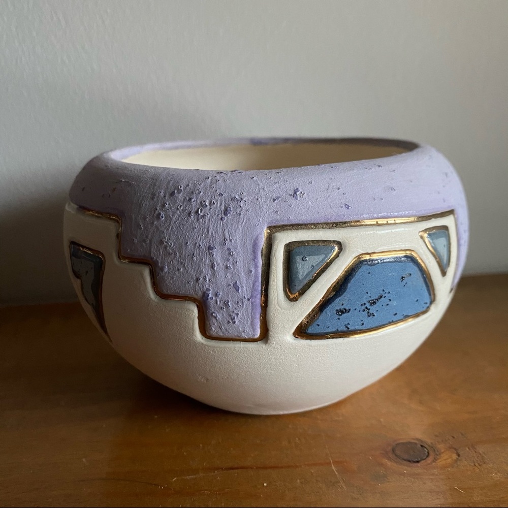 Vintage Native American Pottery Dish